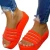 Import New Arrivals 2021 Summer Women Furry Slippers Fashion Females Rhinestones Flat Slippers from China