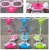 Import New beetles frog style car vitality cars with lights music four round wheels luminous children kids scooter from China