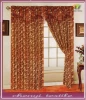 New classic beautiful heavy jacquard curtain with crafted valance in south American