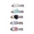Import New coming baby girls colorful flowers hairpin ribbon lined alligator hair clips design from China