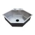 Import New Customizing Restaurant Hotel Dish Washing 304 Stainless Steel Kitchen Corner Sinks from China