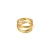 Import New Design Charm Rings Jewelry Women Gold Plated Ring Multi Layer Gold Rings from China