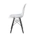 Import New design clear acrylic dining wood leg pc plastic chair from China