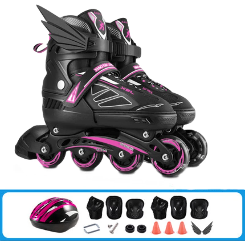 New design customer speed roller skate shoes adjustable racing inline skate