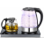 Import New Design Double Pot Cheap Price Glass Hot Water Stainless Steel China Tea Electric Kettle Sets With Electronic Base from China