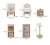 Import New Design Pink Small Dollhouse Furniture Classic Wooden Furniture Set For Kids from China