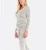Import New fashion comfortable fit stripes women pajamas wholesale rib waistband PJ set from China
