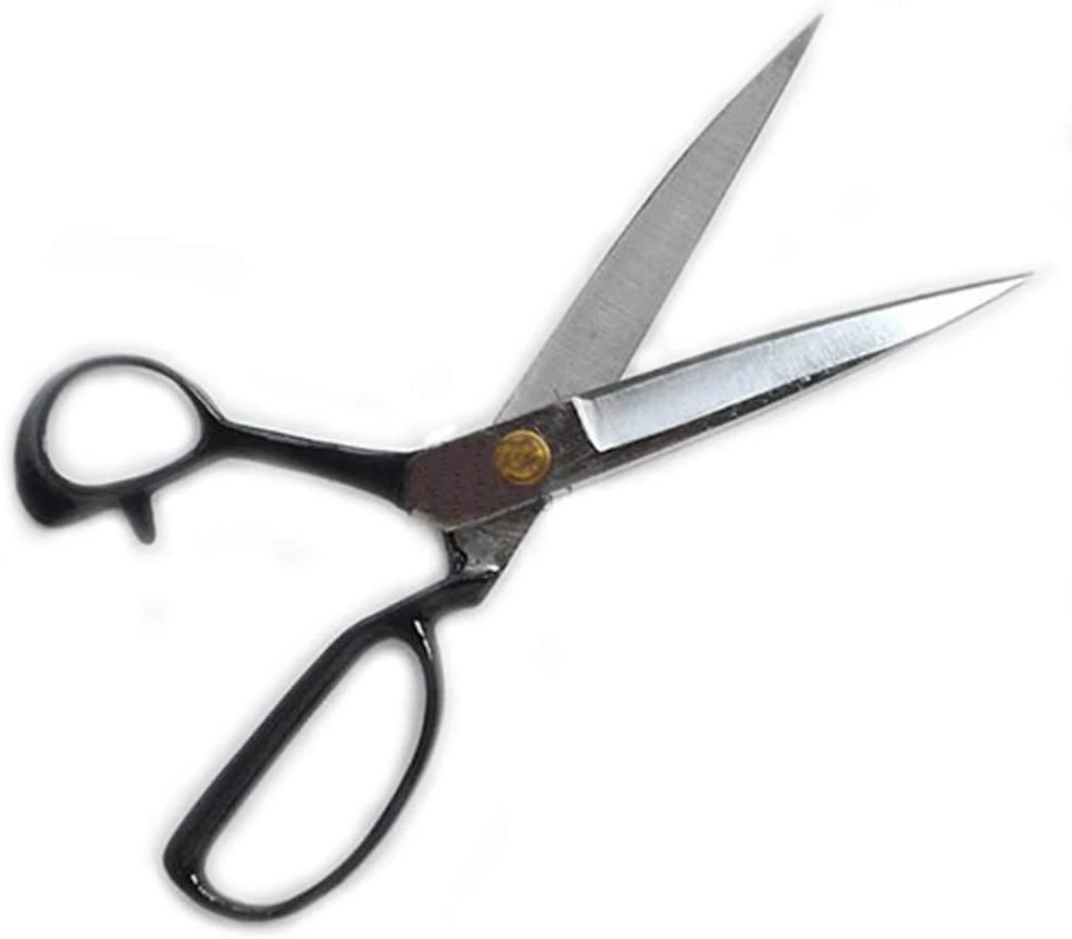 New High Quality carbon steel gold handle tailor scissors