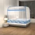 Import New installation free Mongolian yurt mosquito net square top foldable, reinforced, thickened and encrypted from China
