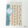 New product gold and white lace tattoo temporary tattoo sticker beauty body art