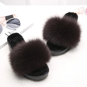 New Products Most Popular mink fur slipper