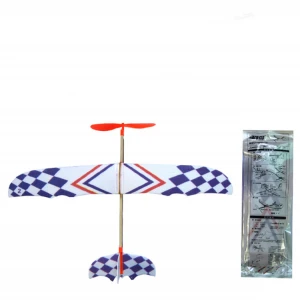 New rubber band powered aircraft model physics experiment kit