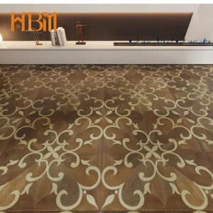 New Style Best Price metal inlay wood parquet flooring for sales
