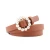 Import New Style Fashion All-match Pin Buckle Leather Belt Ladies Pearl Buckle Belt Women Thin Belt 7 Colors from China