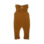 Newborn gift Knit sleeveless baby boy girl rompers jumpsuits with ruffle