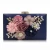 Import Newest fashion PU leather clutch bag with metal chain 5 colors clutch evening bags from China