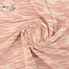 Newest style good price polyester hacci slub brushed pink tweed tweed fancy fabric