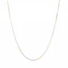 Nickel free stainless steel siver gold 2 tone cable chain mens women gold chains for jewelry making
