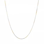 Nickel free stainless steel siver gold 2 tone cable chain mens women gold chains for jewelry making