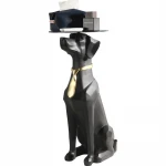 Nordic Modern Creative Floor-To-Ceiling Dog Ornaments Living Room Animal Coffee Table Home Soft Decorations Light Luxury Crafts