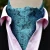 Import novelty custom mens red paisley polyester cravat ascot tie for wedding party from China