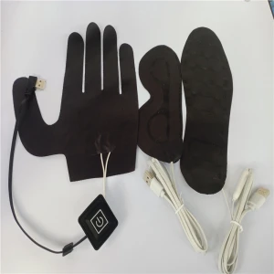OEM Far Infrared 7.4V battery powered heating elements pad for ski gloves