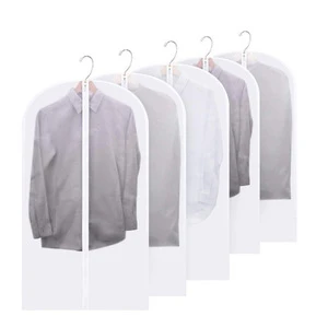 Oempromo foldable travel suit cloth peva garment bag wholesale
