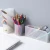 Import Office desk organizer creative frosted multi-functional pen holder office stationery home use plastic makeup brush holder from China