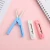 Import office school stationery supply student mini portable scissors easy to cut and secure with stainless steel blade mini scissors from China