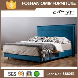 Omir funiture leather bedroom fabric beds frames SS8053