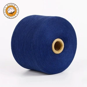 open end ne 20s recycled dyed cotton carded yarn for towel