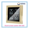 Orbita lcd wall switch , touch screen lcd light switch for hotel