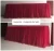 Import organza and ice silk ruffled table skirt wedding party decorative table skirt from China