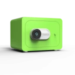 OUBAO secret used car metal portable cash box crown safes key lock 4 digits combination password key safe box