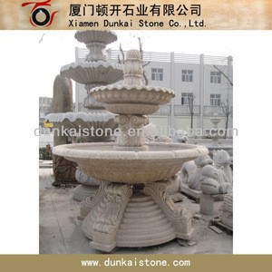 outdoor granite stone fountain