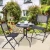 Import Outdoor Patio Furniture 3PCS Garden Backyard Folding Bistro Set from China
