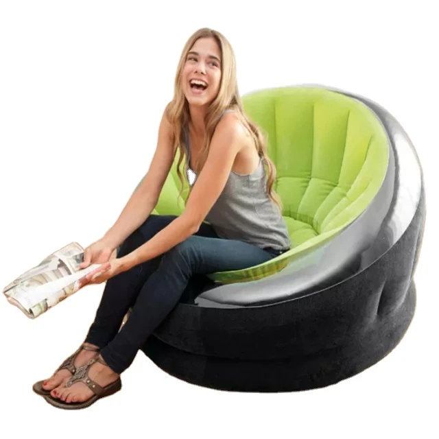 Outdoor PVC Flocking Inflatable Air Sofa