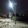 Outdoor solar street light with pole for highway rural use