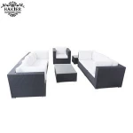Outdoor wicker sofa set high quality garden rattan furniture for patio with 4 pieces