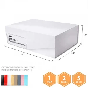 Paper Box China Supplier Manufacturing High Quality Gifts Magnetic Folding Boxes
