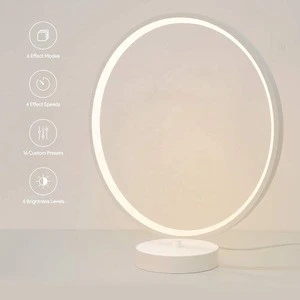 Patent design nightstand lamp colorful changing dimmable table led lamp