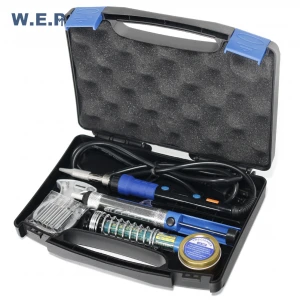 Pencil style soldering iron tool kit new condition WEP 928D LED display