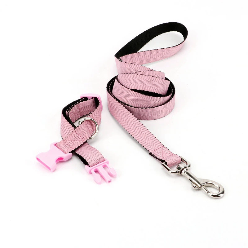pet supplies direct selling fabric material dog seatbelt and collar