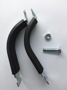 pipe clamps with rubber