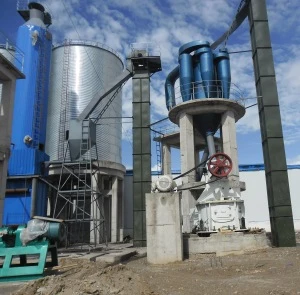 Plaster powder production line with capacity 90000 tons per year