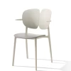 Plastic Modern Outdoor Dining Room Chairs With Armrest