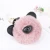 Import Plush toys PU leather Ms. bag car hanging pendant Faux Rex rabbit fur cute bear pom pom key chain from China
