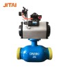 Pneumatic Welded 4 Inch Floating Ball Valve for Hot Water