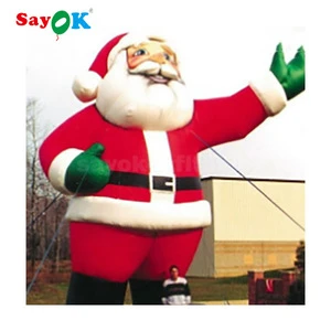 Popular christmas 5m inflatable santa claus for event advertising