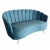 Import Popular design modern living room black velvet fabric sofa from China